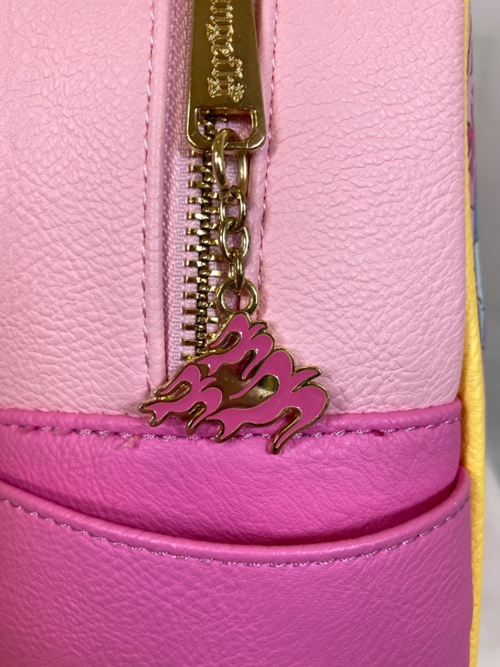Loungefly Disney Sleeping Beauty Stained Glass Pink Backpack Some Wear - Picture 13 of 13